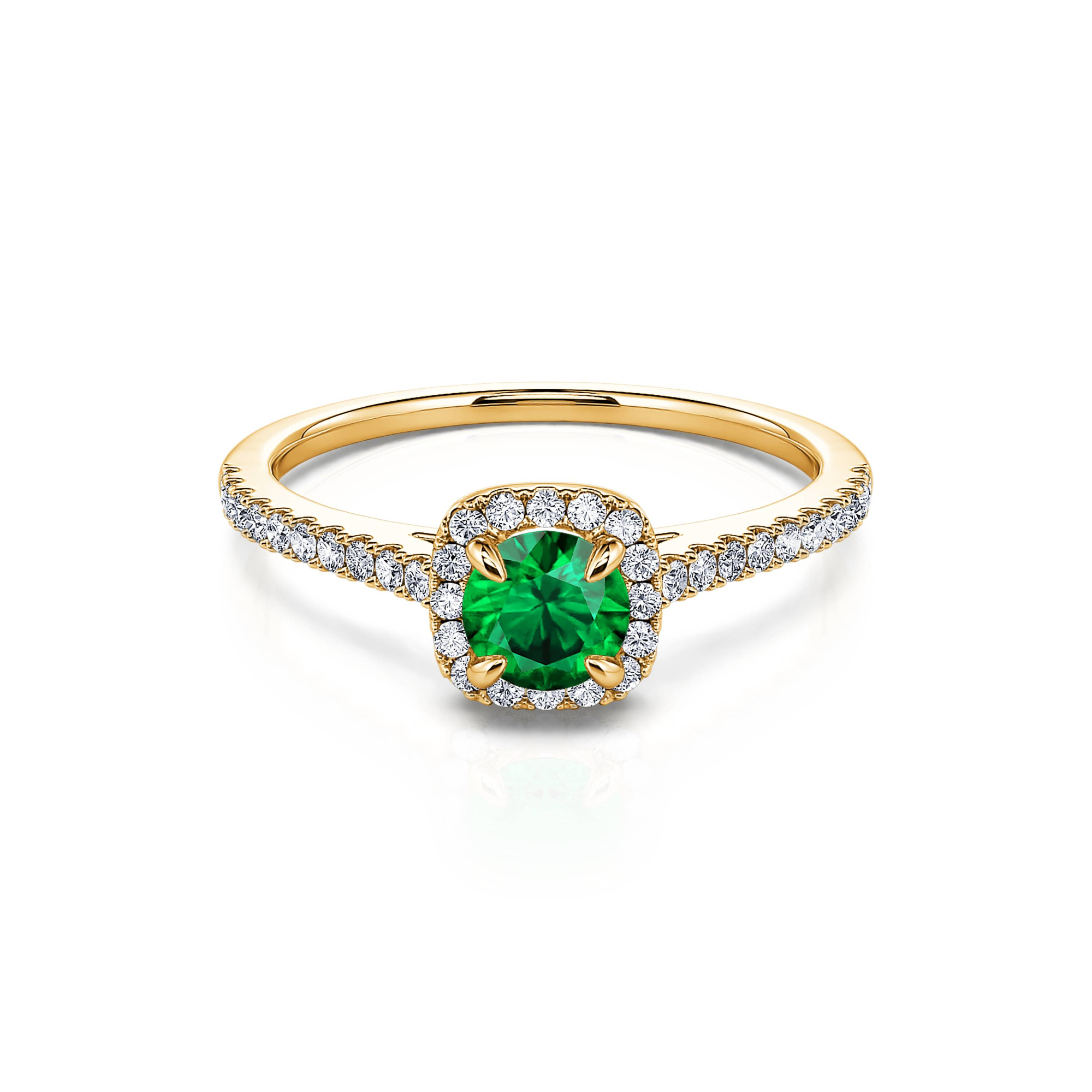 anillo de compromiso con diamantes